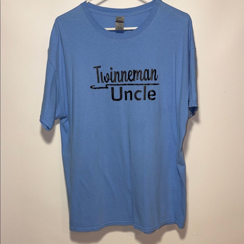 Gildan Light Blue Graphic Tee